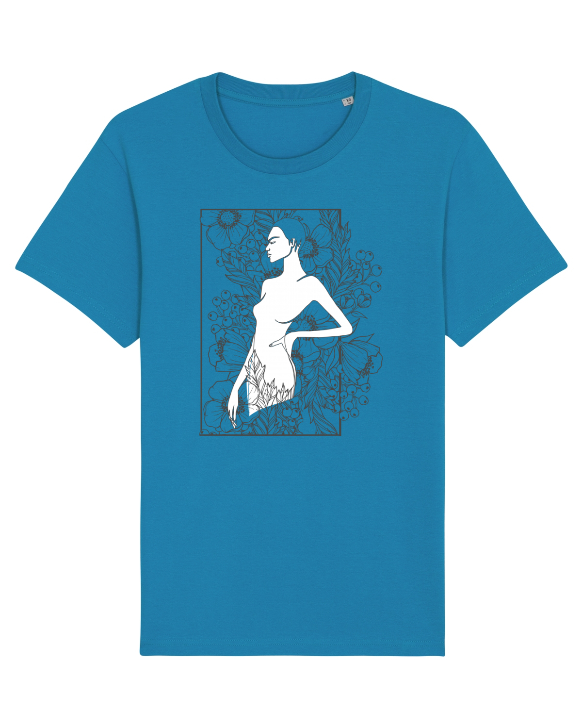 Tricou mânecă scurtă Unisex Rocker Azur