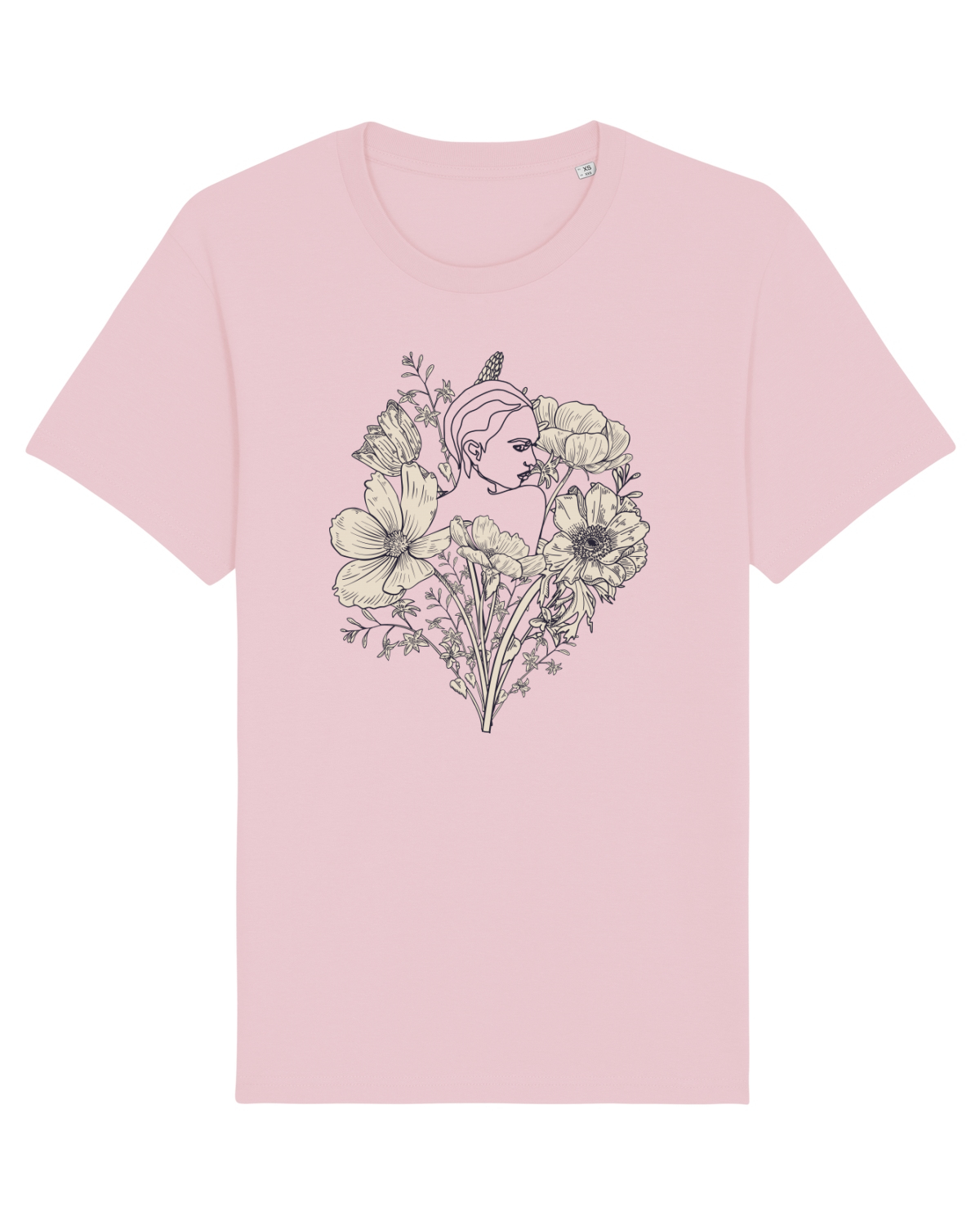 Tricou mânecă scurtă Unisex Rocker Cotton Pink