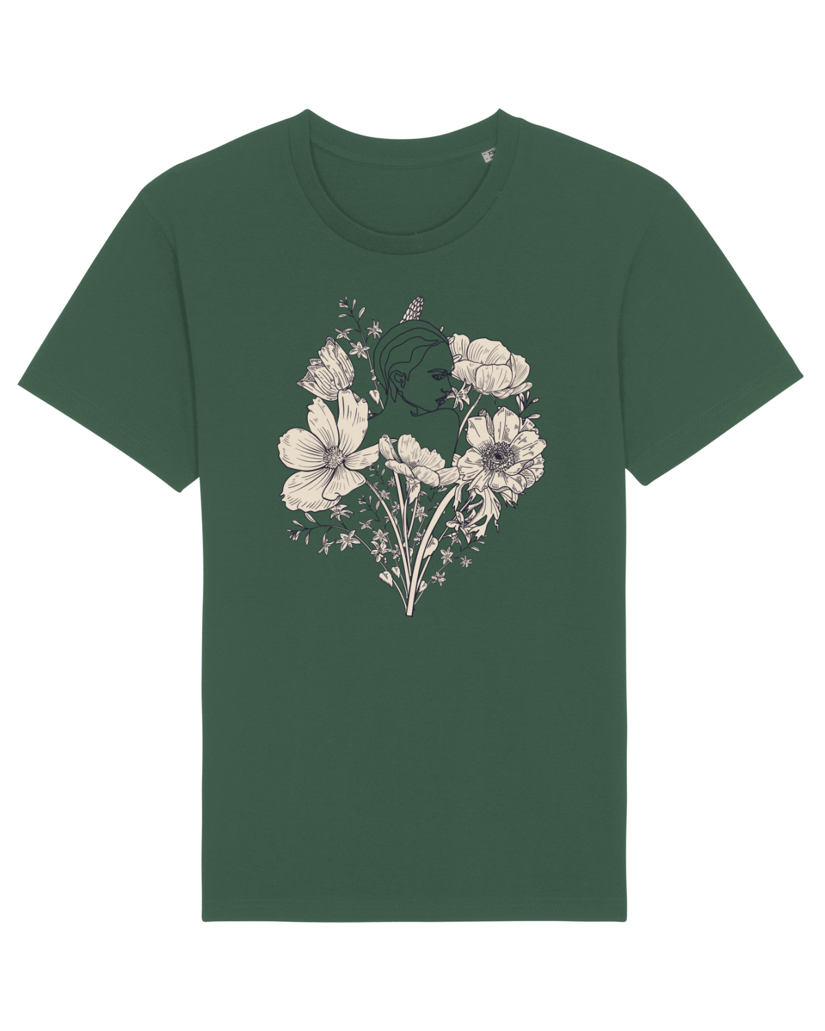 Tricou mânecă scurtă Unisex Rocker Bottle Green