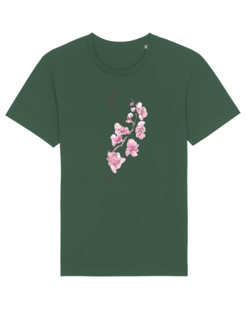 Silueta Floral Pink Bottle Green