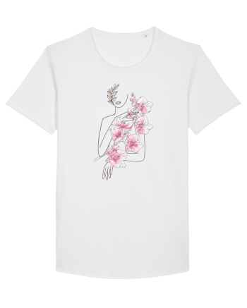 Silueta Floral Pink White