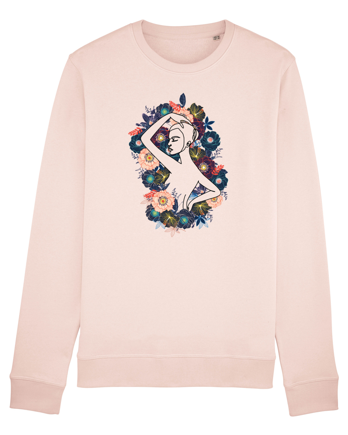Bluză mânecă lungă Unisex Rise Candy Pink