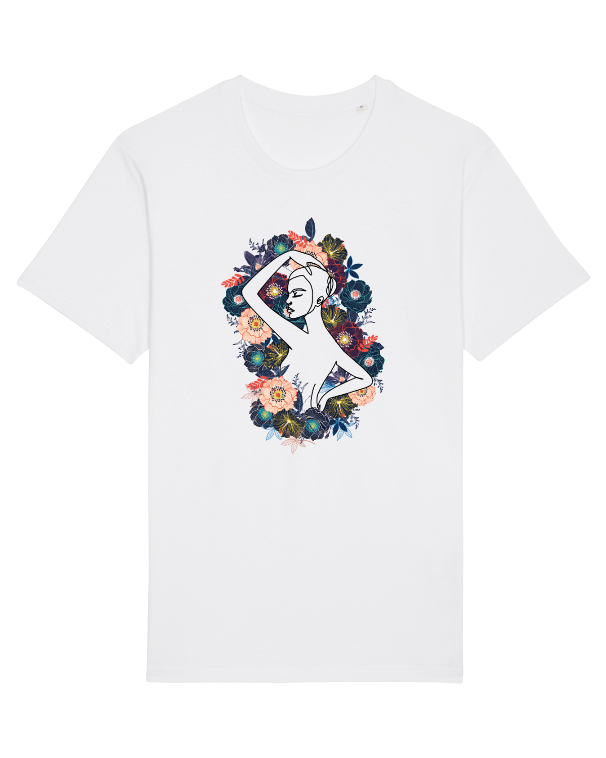 Tricou mânecă scurtă Unisex Rocker White