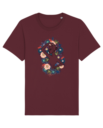 Colorful Feminin Back Burgundy