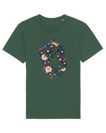 Colorful Feminin Back Bottle Green