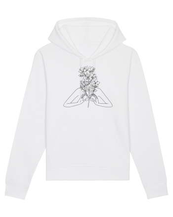 Floral Head Feminin White