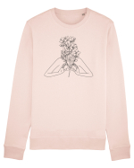 Floral Head Feminin Bluză mânecă lungă Unisex Rise