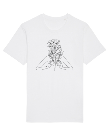 Floral Head Feminin White