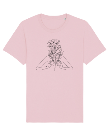 Floral Head Feminin Cotton Pink