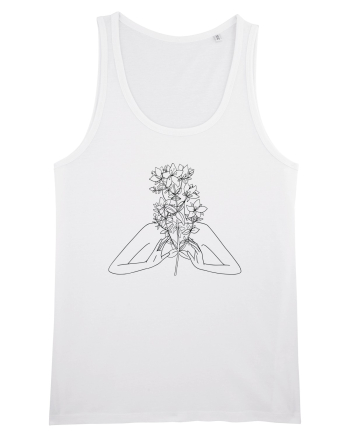 Floral Head Feminin White