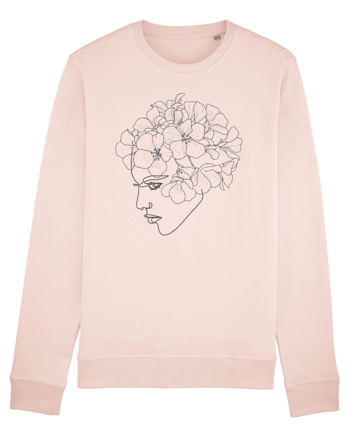 Bluză mânecă lungă Unisex Rise Candy Pink