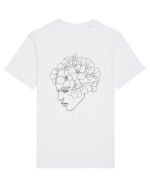 Floral Side Head Tricou mânecă scurtă Unisex Rocker
