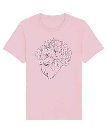 Floral Side Head Cotton Pink