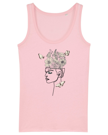 Butterfly Head Feminin Cotton Pink