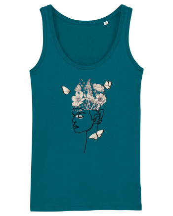 Butterfly Head Feminin Ocean Depth