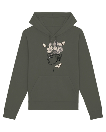 Butterfly Head Feminin Khaki