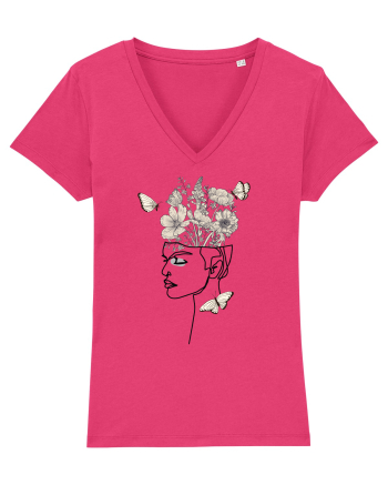 Butterfly Head Feminin Raspberry