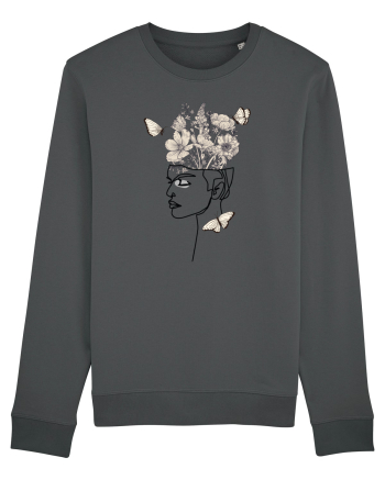 Butterfly Head Feminin Anthracite