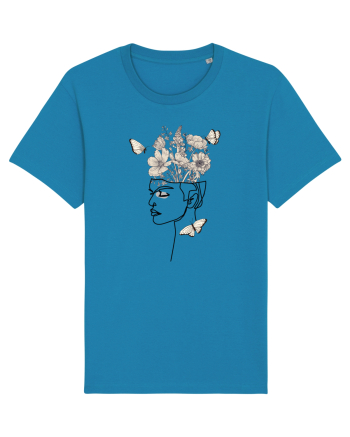 Butterfly Head Feminin Azur