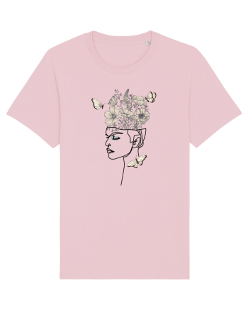 Butterfly Head Feminin Cotton Pink