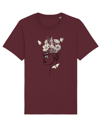 Butterfly Head Feminin Burgundy