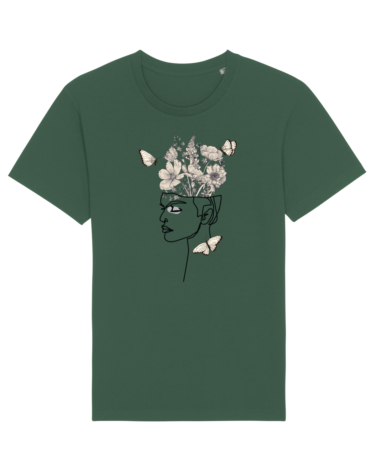 Tricou mânecă scurtă Unisex Rocker Bottle Green
