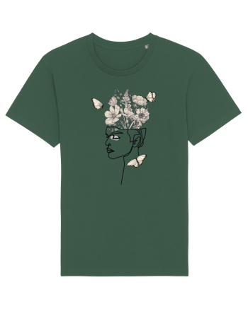 Butterfly Head Feminin Bottle Green