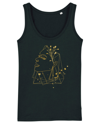 Gold Abstract Feminin Black