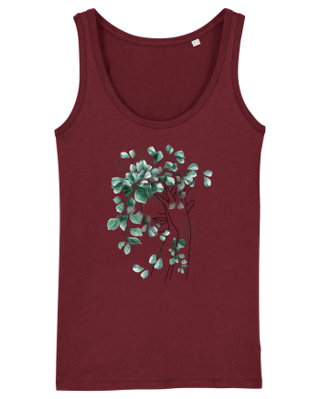Green Head Feminin Burgundy