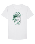 Green Head Feminin Tricou mânecă scurtă guler larg Bărbat Skater