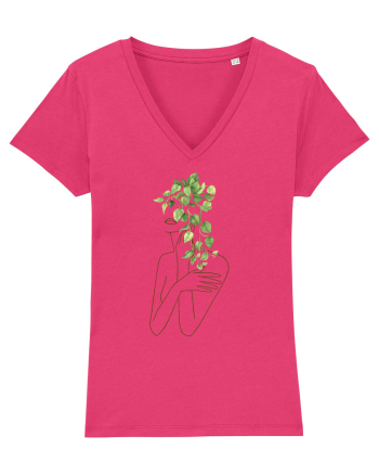 Silueta Green Feminin Raspberry