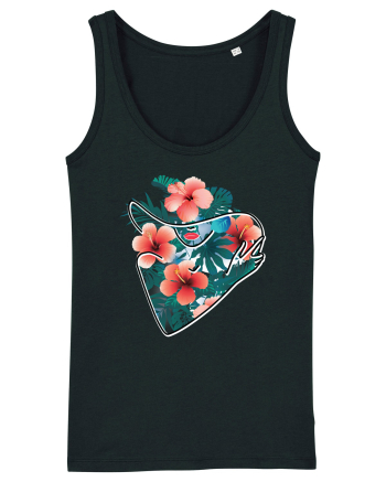 Hawaii Flowers Feminin Black