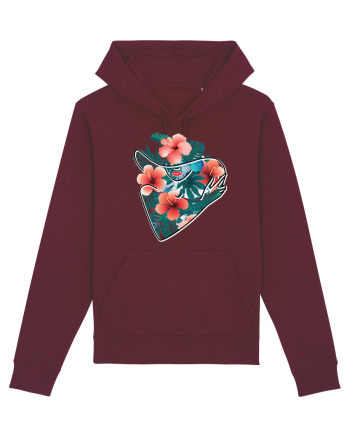 Hawaii Flowers Feminin Burgundy