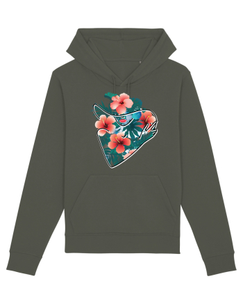Hawaii Flowers Feminin Khaki