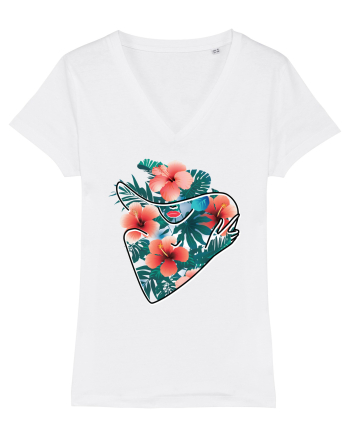 Hawaii Flowers Feminin White