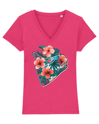 Hawaii Flowers Feminin Raspberry