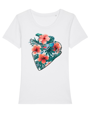 Hawaii Flowers Feminin White
