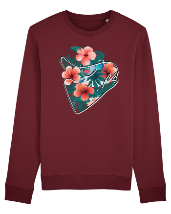 Hawaii Flowers Feminin Burgundy