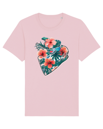 Hawaii Flowers Feminin Cotton Pink