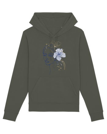 Hibiscus Blue Feminin Khaki