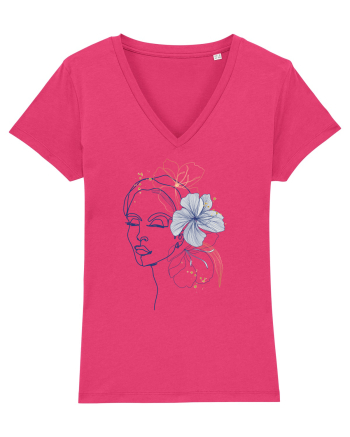 Hibiscus Blue Feminin Raspberry