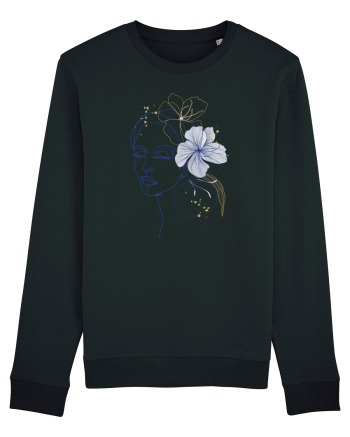 Hibiscus Blue Feminin Black