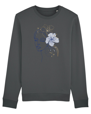 Hibiscus Blue Feminin Anthracite