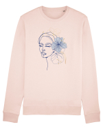 Hibiscus Blue Feminin Bluză mânecă lungă Unisex Rise