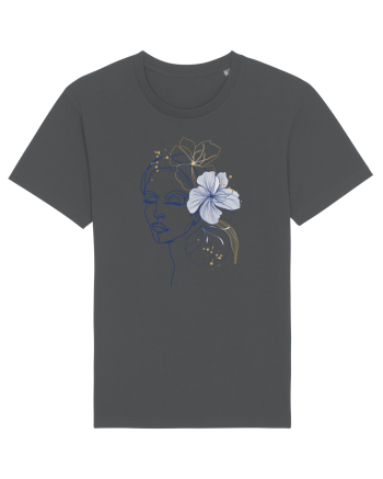Hibiscus Blue Feminin Anthracite