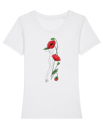 Silueta Mac Tricou mânecă scurtă guler larg fitted Damă Expresser