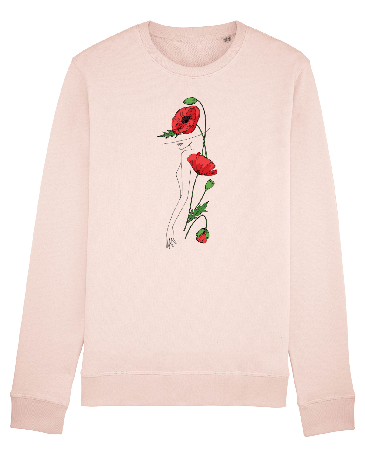 Bluză mânecă lungă Unisex Rise Candy Pink