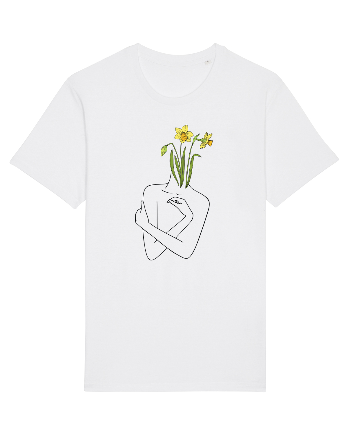 Tricou mânecă scurtă Unisex Rocker White