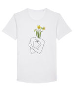 Silueta Narcisa Tricou mânecă scurtă guler larg Bărbat Skater