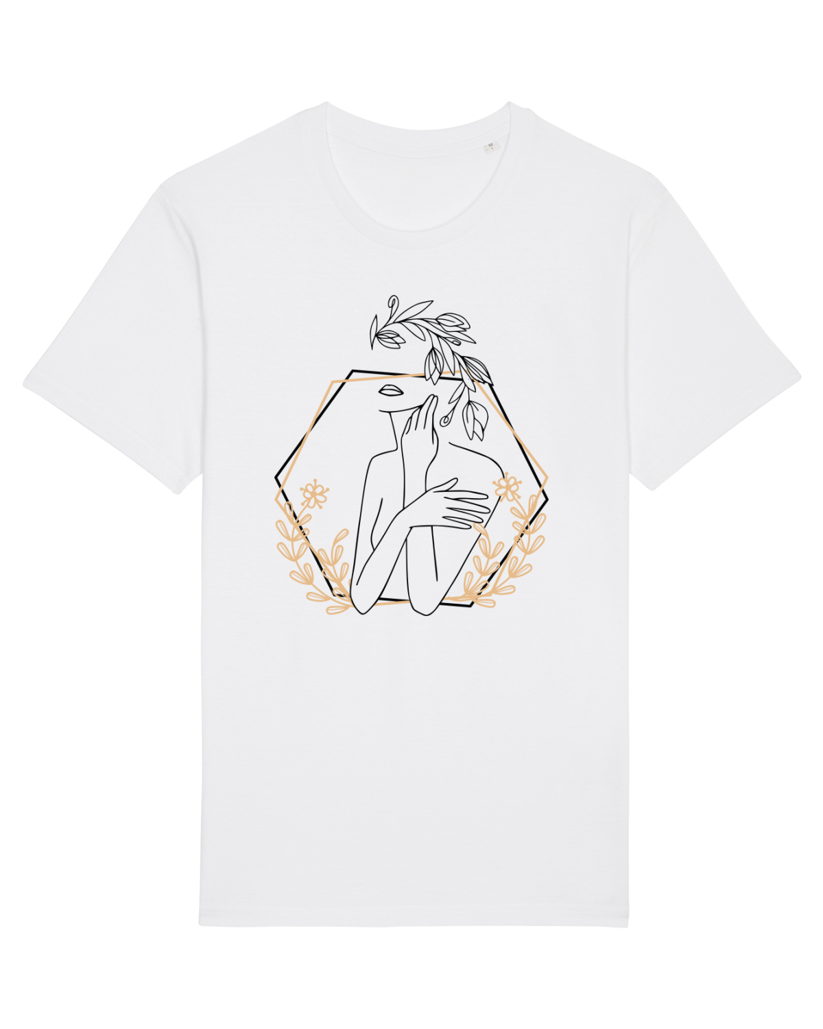 Tricou mânecă scurtă Unisex Rocker White